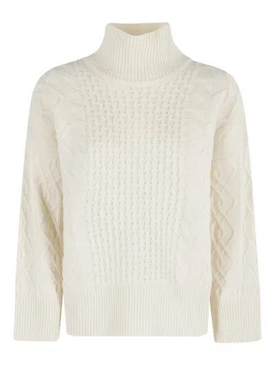 ERMANNO FIRENZE FRINGE DETAIL SWEATER
