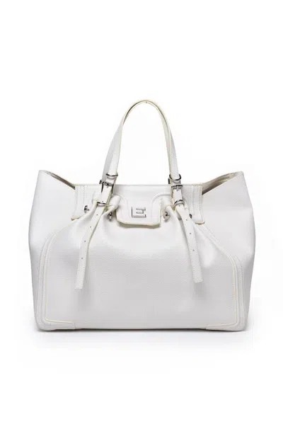 Ermanno Firenze Giovanna Tote Bag - White