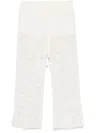 Ermanno Firenze Guipeure Lace Trousers In White