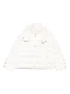 Ermanno Firenze High-neck Puffer Jacket In White