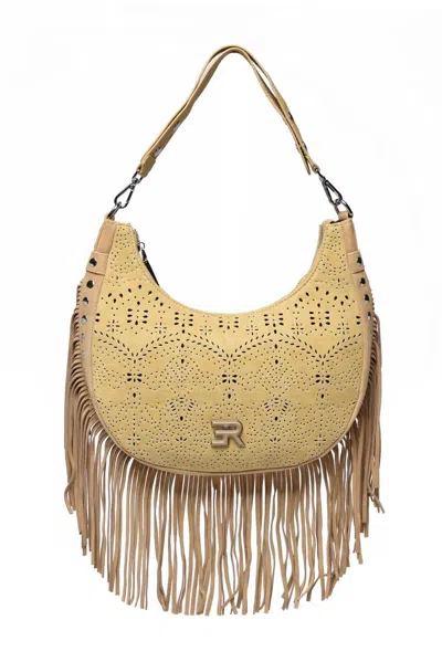 Ermanno Firenze Hobo Terra Canvas Sangallo - Beige In Nude
