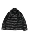 Ermanno Firenze Hooded Puffer Jacket In Black