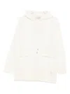 Ermanno Firenze Hooded Sweater In White