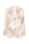 Ermanno Firenze Jacket Beige In Multi