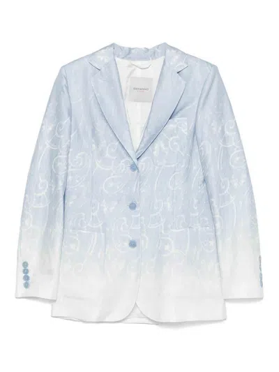 Ermanno Firenze Jacket In Blue