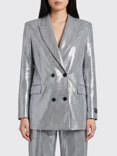 Ermanno Firenze Jacket Woman Color Silver