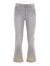 Ermanno Firenze Jeans With Sequins In Gray