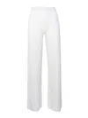 Ermanno Firenze Knitted Pants In White