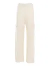 Ermanno Firenze Knitted Pants In White