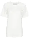 Ermanno Firenze Lace-trim Cotton T-shirt