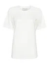 Ermanno Firenze Lace-trim Cotton T-shirt In White