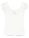 Ermanno Firenze Lace-trim Tank Top In White