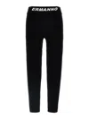 Ermanno Firenze Black Logo Leggings