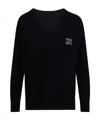 Ermanno Firenze Logo Detail Sweater In Black