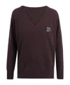 Ermanno Firenze Logo Detail Sweater In Brown