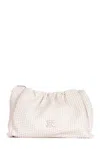 Ermanno Firenze Logo Embossed Hobo Bag