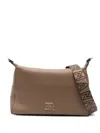 Ermanno Firenze Logo-strap Tote Bag In Brown
