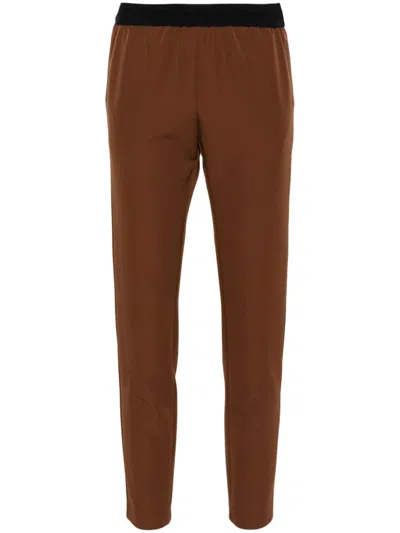 Ermanno Firenze Hose Mit Logo-bund In Nocciola