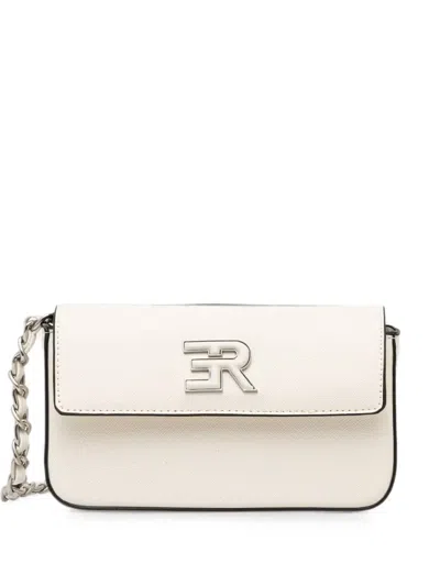 Ermanno Firenze Logo-plaque Chain-strap Shoulder Bag In Pink