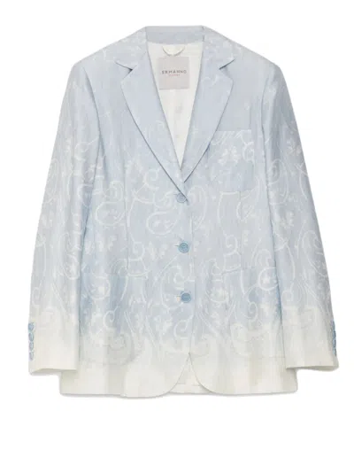 ERMANNO FIRENZE OMBRÉ-EFFECT BLAZER