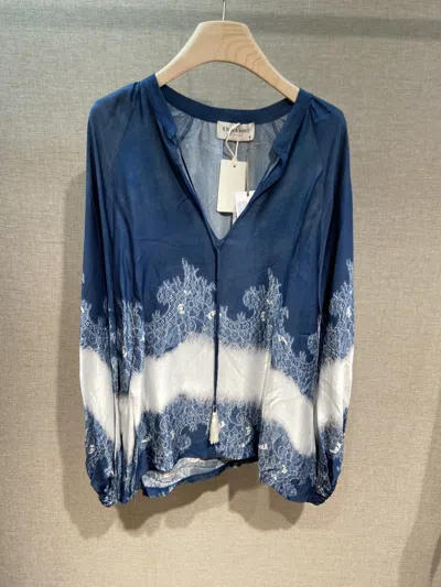 Ermanno Firenze Long-sleeved Tops In Blue