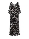Ermanno Firenze Floral-print Dress In Black