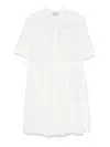 Ermanno Firenze Cotton Mini Dress In White