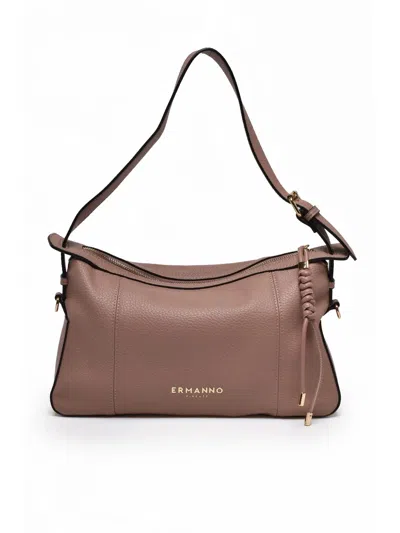 Ermanno Firenze Multicolor Violetta Polyurethane Shoulder Bag In Pink