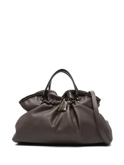 Ermanno Firenze Octavia Tote Bag In Brown