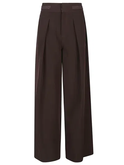 Ermanno Firenze Pants In Brown