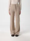 Ermanno Firenze Pants  Woman Color Grey In Neutral