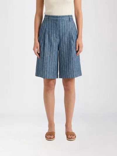 Ermanno Firenze パンツ  レディース カラー ホワイト In Blue