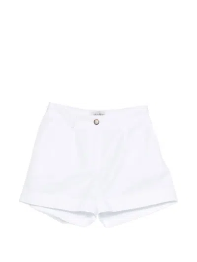 Ermanno Firenze Pleated Shorts In White