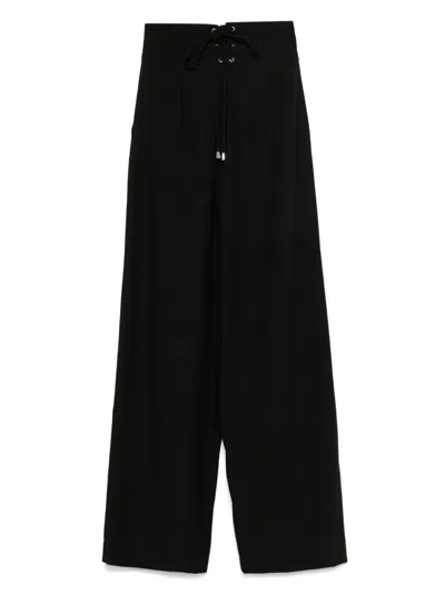Ermanno Firenze Pleated Trousers In Black