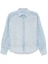 Ermanno Firenze Printed Linen Shirt