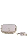 Ermanno Firenze Quilted Chain Shoulder Bag In Neutral