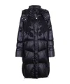 Ermanno Firenze Quilted Hooded Jacket In Black