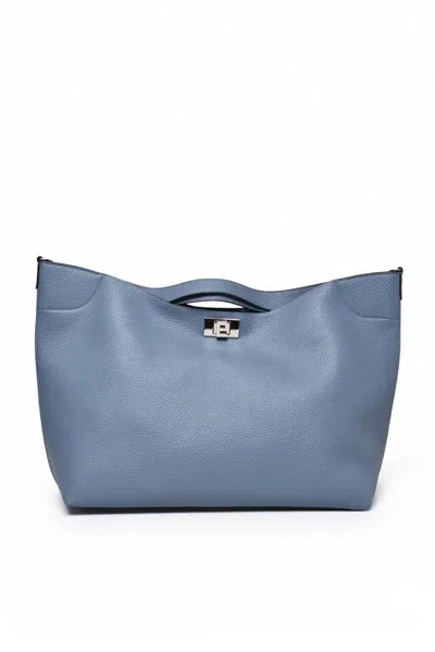 Ermanno Firenze Rachele Tote Bag - Denim In Blue