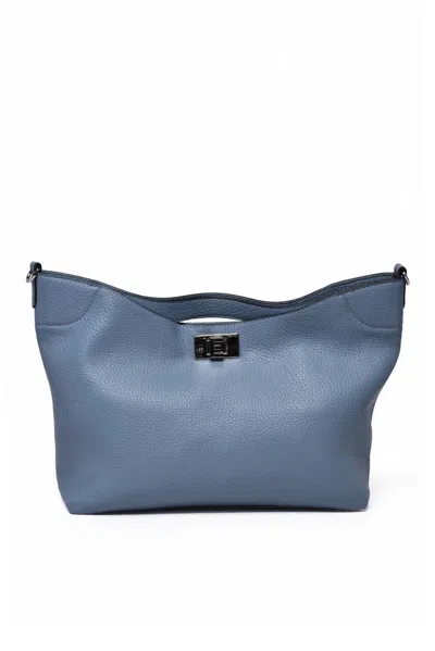 Ermanno Firenze Rachele Tote Crossbody Small - Denim In Blue