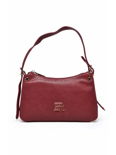 Ermanno Firenze Red Polyurethane Unity Shoulder Bag