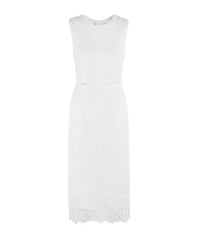 ERMANNO FIRENZE ROUND NECK SLEEVELESS DRESS