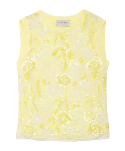 Ermanno Firenze Round Neck Sleeveless Vest