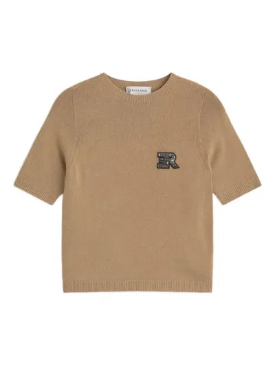 Ermanno Firenze Sequin-embellishment T-shirt In Multi
