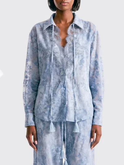 Ermanno Firenze Shirt Woman  In Blue