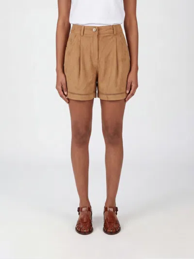 Ermanno Firenze ショートパンツ  レディース カラー ブラウン In Brown