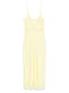 Ermanno Firenze Sleeveless Dress In Yellow