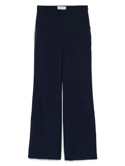 Ermanno Firenze Straight-leg Trousers In Blue