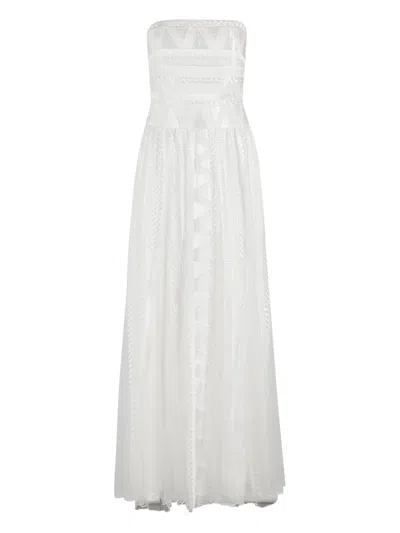 ERMANNO FIRENZE STRAPLESS MAXI DRESS