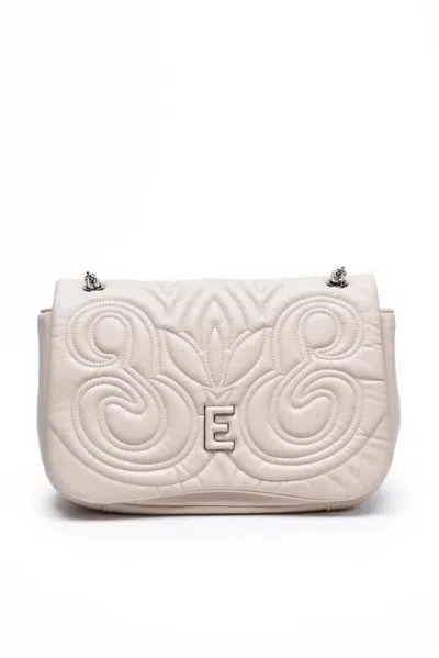 Ermanno Firenze Sveva Large Shoulder Bag - White