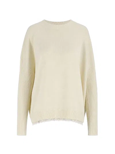 Ermanno Firenze Sweater In Beige